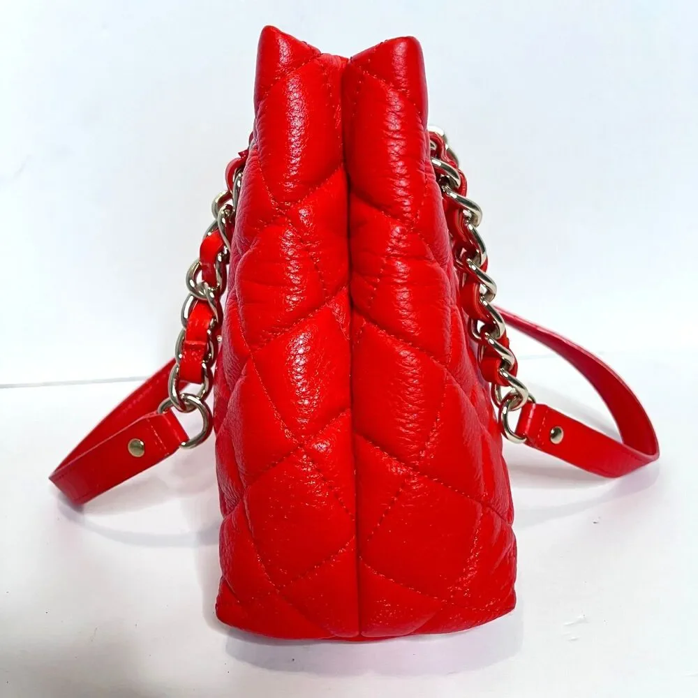 Kate Spade New York Gold Coast Small Maryanne Shoulder Bag Handbag Red
